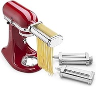 KitchenAid 3-Piece Pasta Roller &amp; Cutter Attachment Set Silver