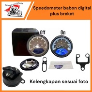 Magnetic Digital Baboon Speedometer plus Baboon Spido breket plus universal bracket for all nms55 mo