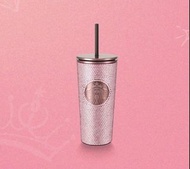[現貨] [價錢可議]Blackpink x Starbucks Lisa Tumblr 粉紅色星鑽水杯