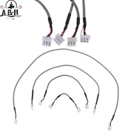 [A&B] 5x XH2.54 3P audio signal 2.0 channel shielding input cable for HiFi amplifier {vn}