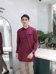 Hmd-Store Baju Koko Pria Style Muslim Pria Baju Koko Dewasa Terbaru 2023 M9722