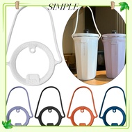 SIMPLESHOP 2Pcs Insulated Tumblers, Keep Drinks Hot Cold Leakproof Water Bottle Handle, Universal Si