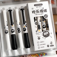4Pcs Erasable Gel Ink Pens Retractable Erasable Pens 0.5mm Blue Black Ink Pen Office School Pens Cut