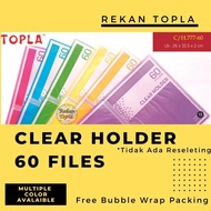 PREMIUM Map Clear Holder Folio Isi 60 File / Clear holder Folio / Map Dokumen