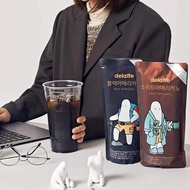 Korea Delaffe Coffee Drink CU Mart Black Americano Americano Sweet Hazelnut Coffee 230ml