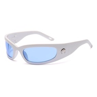 DOYM Futuristic High-quality Womensunglasses for Beach Outfit Anti-ultraviolet Cyberpunk Windproof C