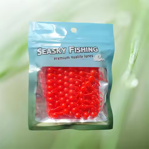 MUKUN Corn Bead Soft Bait 4mm 6mm Floating Corn Bead Grass Carp Bait Silicone Soft Plastic Artificia