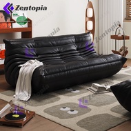 muzhiyufeng1.sg Caterpillar Sofa Leather Recliner Sofa Togo Lazy Sofa Sleep Or Lie Down 2 Seater Sof