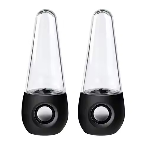 B03B-Loudspeaker LED Light Water Dancing Speakers Fountain Speaker HIFI Stereo 3D Surround For PC Ph