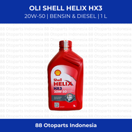 OLI SHELL HELIX HX3 SAE 20W-50 (1 LITER)