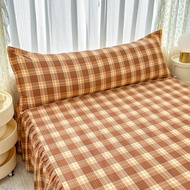 Vintage Cottage Plaid Long Pillow Case Soft 40s Cotton Aesthetic Body Pillow Cover Cute Bedroom Deco