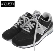 New Balance low-top sneakers, women's, black, size 22.5cm (US), CM996XB2, excellent condition. [Used