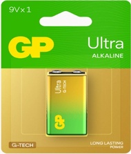 ถ่าน 9V อัลคาไลน์ รุ่น ULTRA/ GP Ultra Alkaline Battery 9V