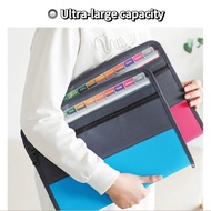 1PC A4 Expanding File Folder Document Storage With13 Pockets