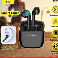 AWEI T22  T26 T27 T28 T29 ANC P PRO  TRUE WIRELESS SPORTS EARBUDS WITH CHARGING CASE