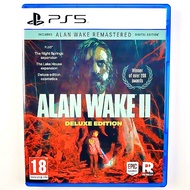 Cassette Ps5 Alan wake II Deluxe Edition Game Horror Original Sony Playstation Ps 5 Alanwake Alan wa