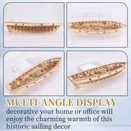 (DXCP) DIY Ship Assembly Model Kits 1/100 Classical Ship Models Sailing Boats Scale Model Decoration