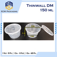 Thinwall DM Food Container 150ml 50pcs
