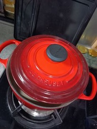 Le creuset 1.8L 紅色鑄鐵鍋 LC 廚具 鍋具 法國