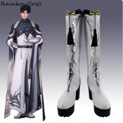Zayne Love and Deepspace Cosplay Shoes Boots Game Anime Party Halloween RainbowCos0 W5317