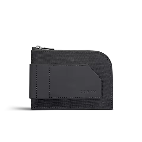 Korin Designs HubWallet Men RFID Wallet For Business Passport Black Ultra-thin Short Wallet Light Si