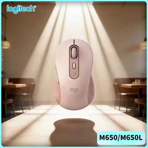 Logitech M650 Portable Wireless Mouse, Silent Operation, Comfort Shape for All Hand Sizes M750/M280/