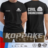 Civil Engineering Construction T-Shirt Free Your Name Distro Shirt