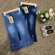 Xd27 Girls' Long Pants Ages 1-6 Years | Premium Stretch Jeans Fabric Xd27