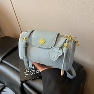 Túi đeo chéo chất liệu da PU thời trang C & K với chi tiết quyến rũ tua rua và thêu