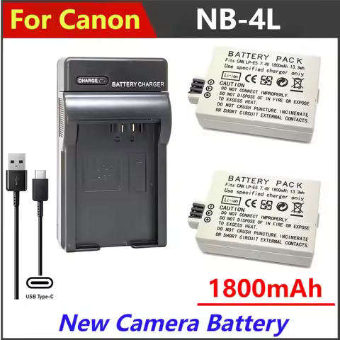 1800mAh LP-E5 LPE5 LP E5 Battery Charger For Canon EOS 1000D 450D 500D KISS F X2 X3 Rebel T1i XTi XS