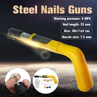🔥READY🔥 Steel Nails Gun Rivet Concrete Steel Wall Anchor Wire Slotting Decoration Power Slotting Nail Puncher  with Nail