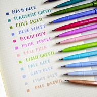 [SET OF 12] Pentel Fude Touch Brush Sign Pens Pentel Pen Pentel Fude Brush Pen