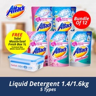 [[Bundle of 12]] Attack Liquid Detergent Refill  *** 5types