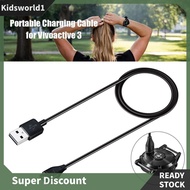 [kidsworld1.sg] 1m USB Charging Cable Cord Charger for Garmin Fenix 6S 6 5 Plus 5X Vivoactive 3