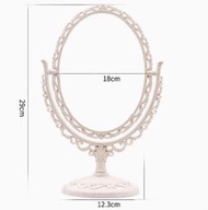 全城熱賣 - 鏡子（圓底米白色橢圓形）#