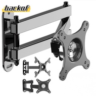 BACKOF LCD Monitor Bracket, Wall Mount 10-37in Computer Bracket, Universal Rotatable Sturdy Extendab