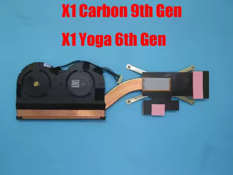 Laptop CPU FAN&Heatsink For Lenovo For Thinkpad X1 Carbon 9th Gen X1 Yoga 6th Gen 5H40W36671 5H40W36