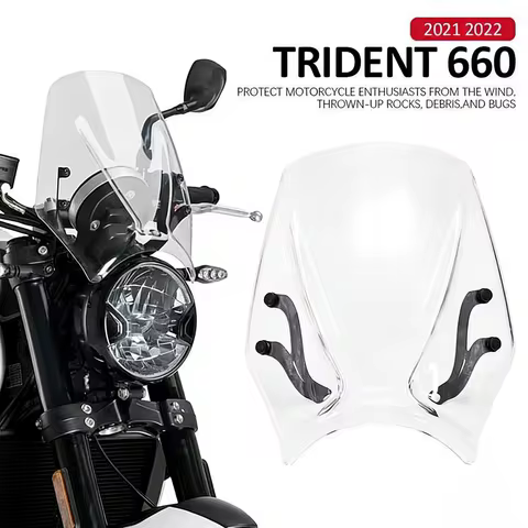Motorcycle ABS Wind Deflector 3 Color Windscreen Windshield Fairing Accessories For Trident 660 TRID