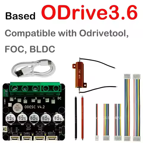 Odesc V4.2 Single-drive Precision Brushless Servo On Controller, Motor Bldc Based Odrive Odrivetool,