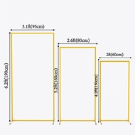 Wedding Square Backdrop Stands Ceremony Reception Flower Support Decoration Proposal Background Dra