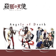 Anime Angels of Death Rachel・Gardner Isaac·Foster Eddie Acrylic Stand Anime Peripheral Model Acrylic