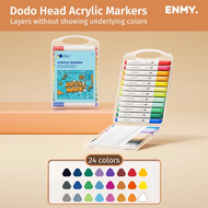 ENMY 12-80 NCS Certified Acrylic Markers Washable Water-Based Art Pens for Kids Stationery School