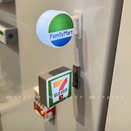711 Refrigerator Sticker Convenience Store Night Light Family Luminous Magnetic Creative Light Card 