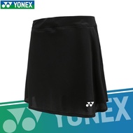 เสื้อผ้าแข่งกีฬาของผู้หญิงใหม่ YONEX YY ชุดกีฬาแบดมินตัน220073BCR กระโปรงกีฬา