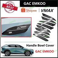 GAC EMKOO Carbon Fiber and Chrome Pattern Car Door Handle Bowl Cover Car Accessories For GAC EMKOO