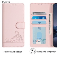 PU wallet Flip Case for Samsung Galaxy S25 S24 Plus Ultra Edge FE card slot Little kitten pattern le