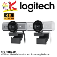 LOGITECH MX BRIO 4K WEBCAM 4K ULTRA HD / 1080P AT 60FPS / DUAL NOISE REDUCING MICS / SHOW MODE / AUT