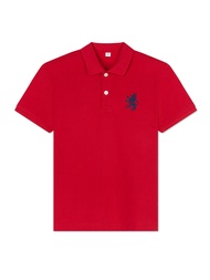 AIIZ (เอ ทู แซด) - เสื้อโปโลเด็กผู้ชายผ้าปิเก้ ปักสิงห์ Boy's Big Lion Pique Polo Shirts