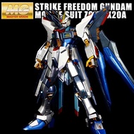 Bandai Gundam Anime Figure MG 1/100 ZGMF-X20A STRIKE FREEDOM GUNDAM Metal Colored Strong Attack Freedom Model Assembly