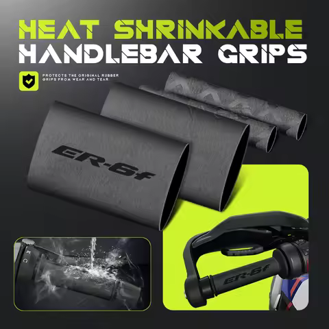 Motorcycle Heat Shrinkable Handlebar Grips Clutch Brake Lever Cover Grip Glove For Kawasaki ER-6N ER